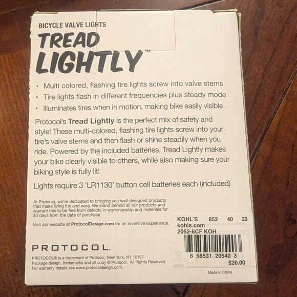 Thread Lightly Bicycle Valve Lights - Picture 2 of 4